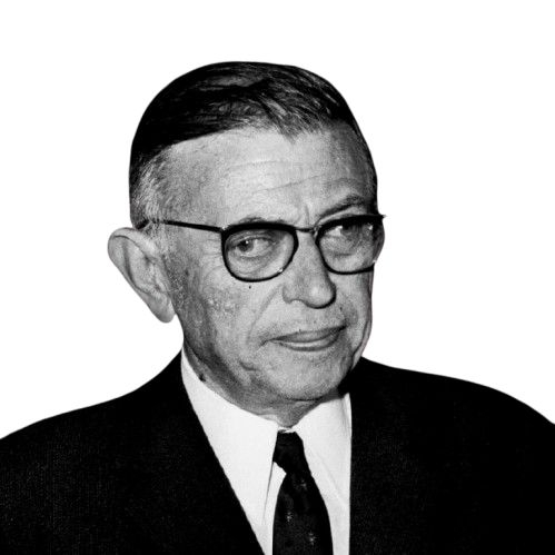 Retrato de Jean-Paul Sartre